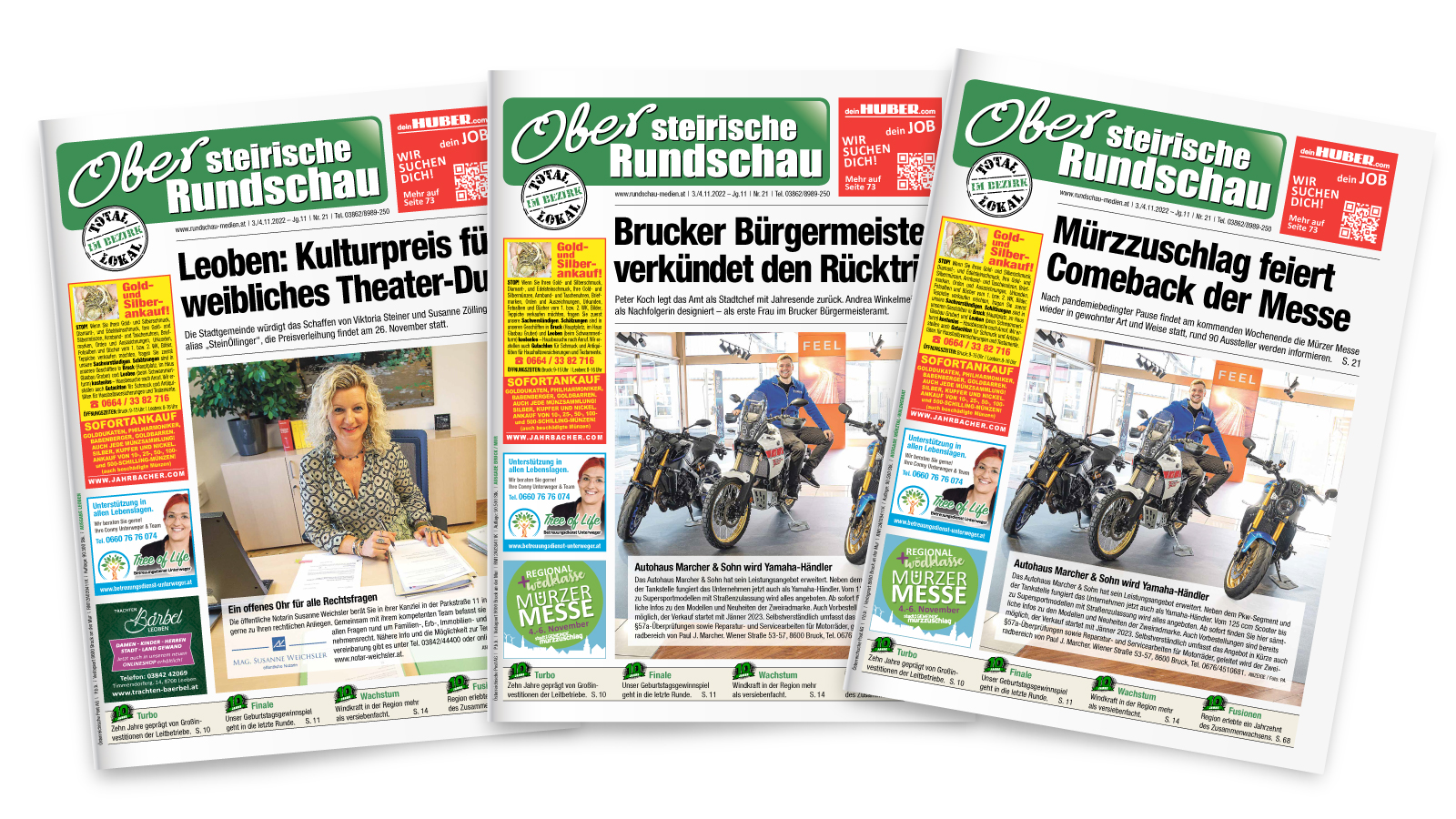 Unsere aktuellen Ausgaben