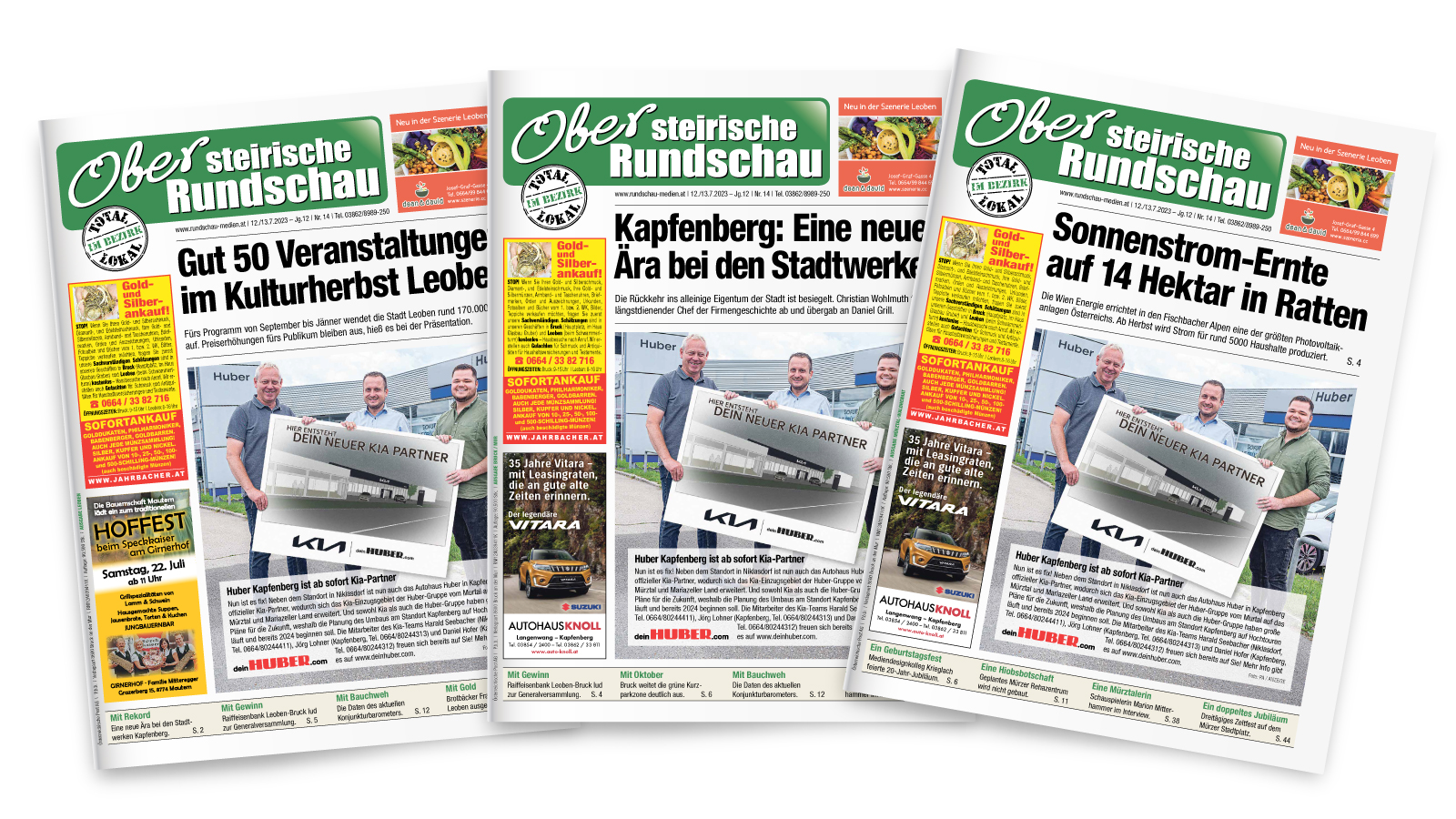 Unsere aktuellen Ausgaben
