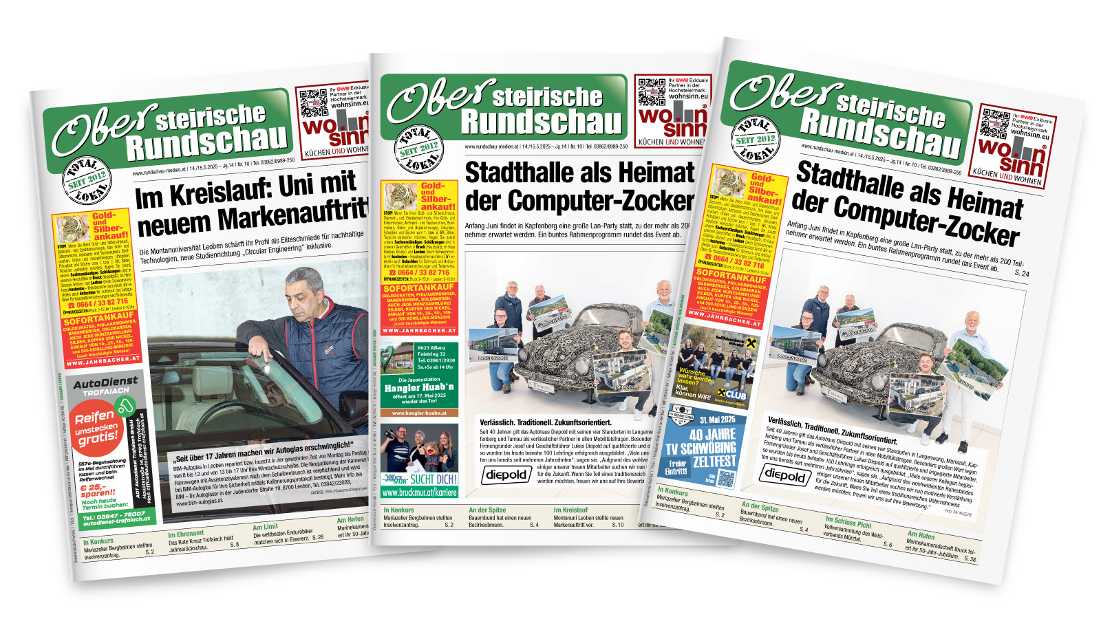 Unsere aktuellen Ausgaben