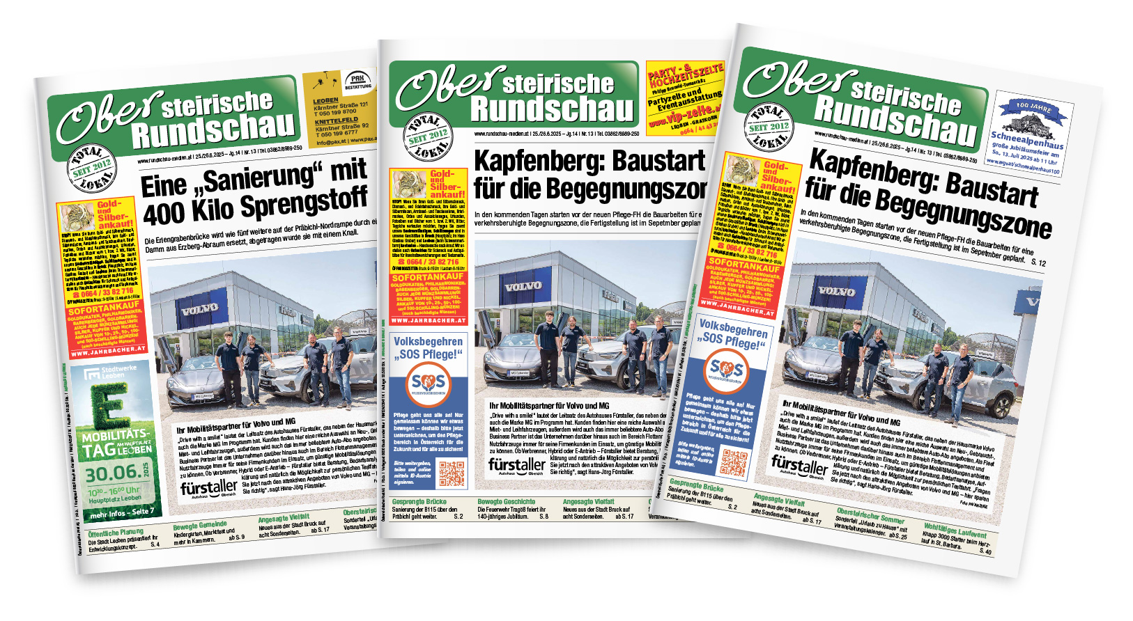 Unsere aktuellen Ausgaben