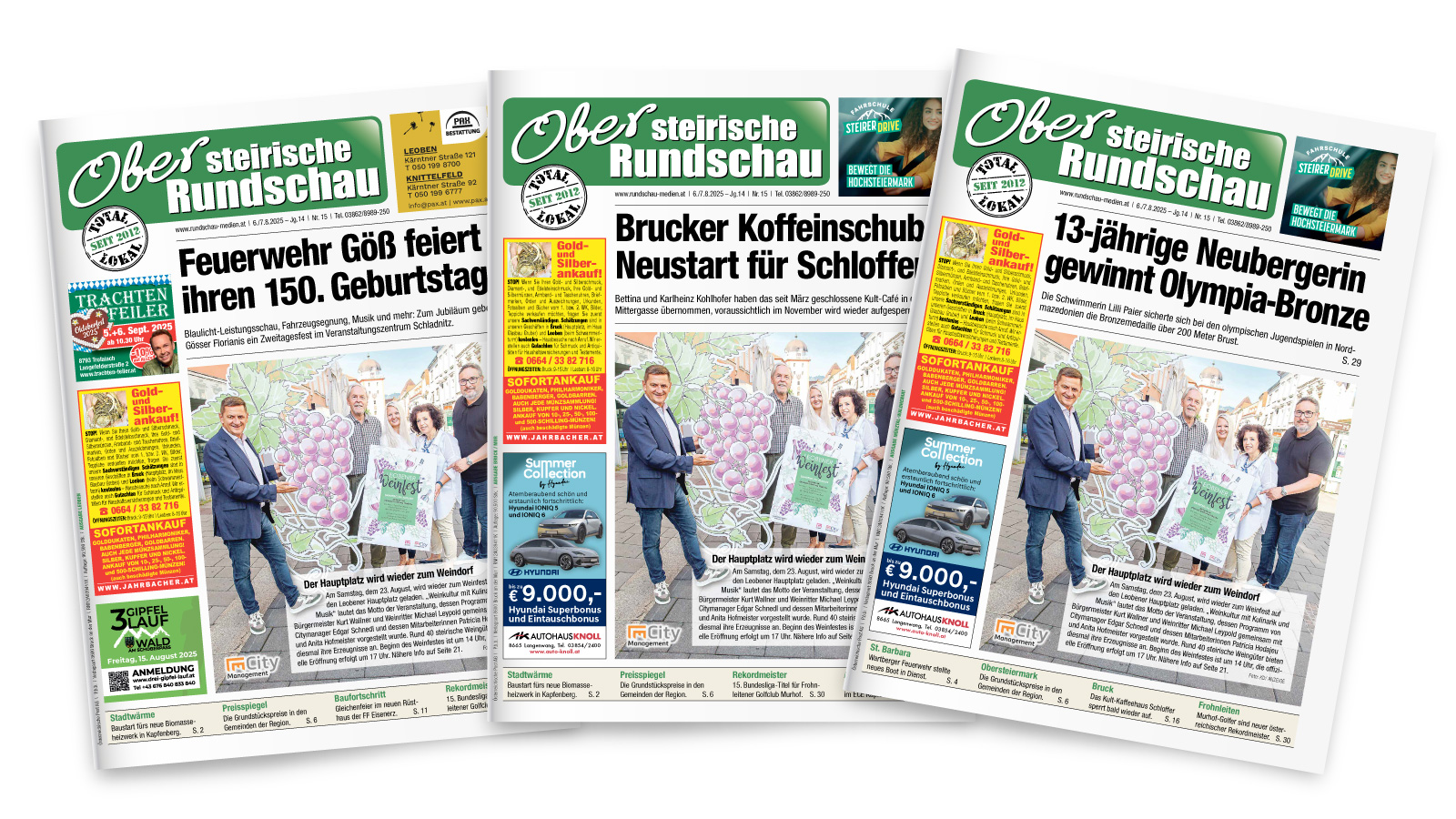 Unsere aktuellen Ausgaben