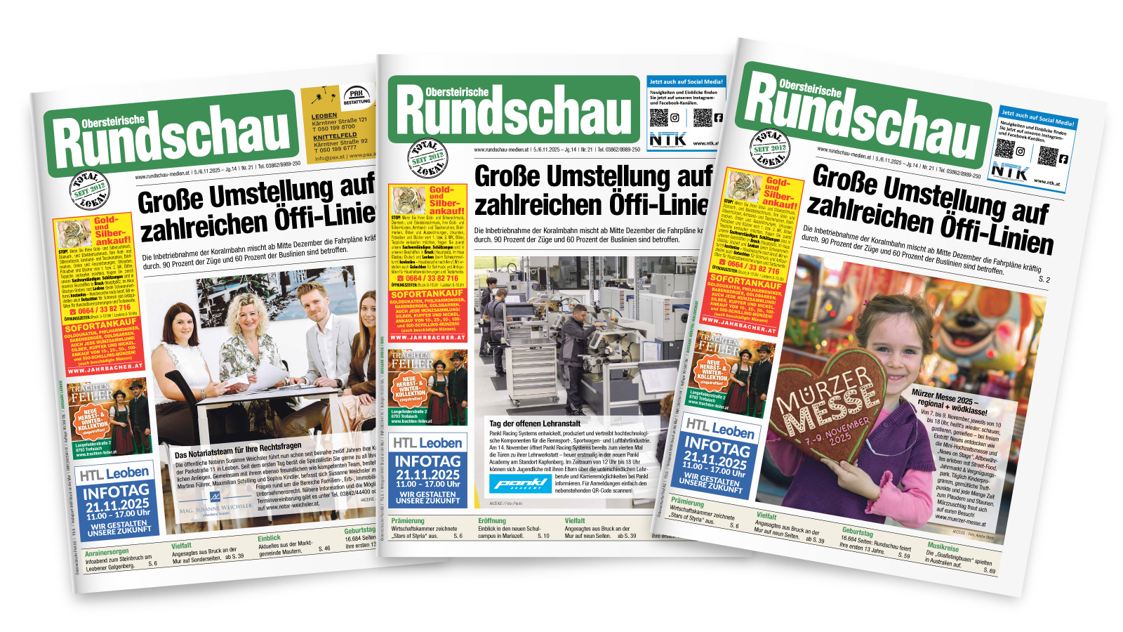 Unsere aktuellen Ausgaben