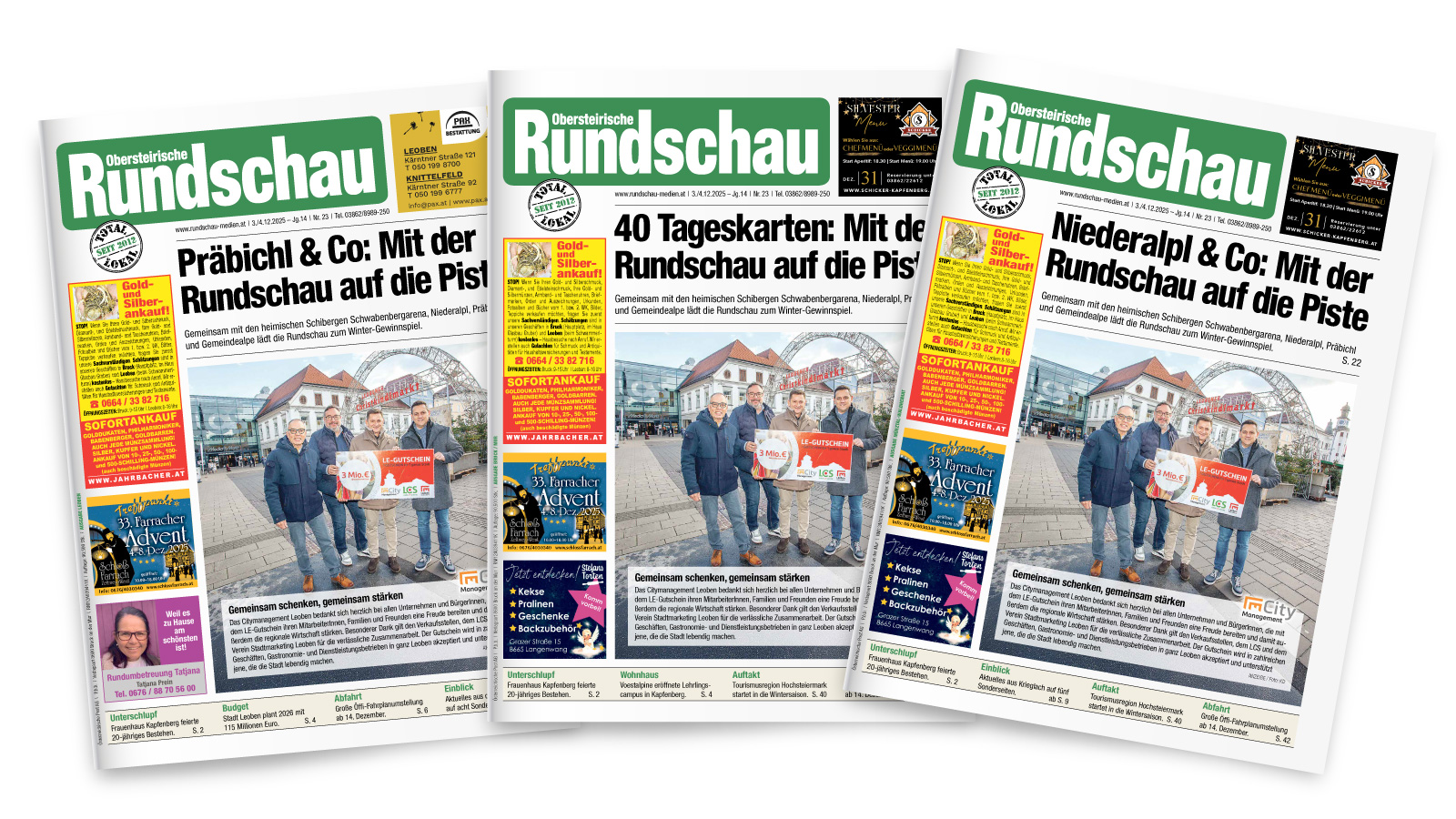 Unsere aktuellen Ausgaben