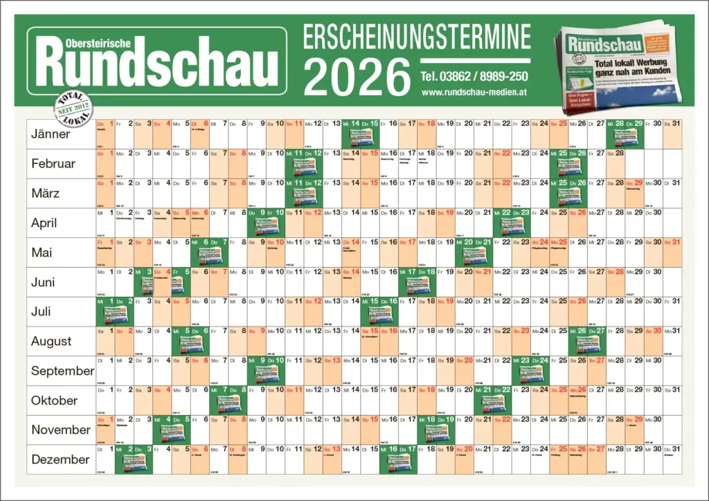 Erscheinungstermine 2026