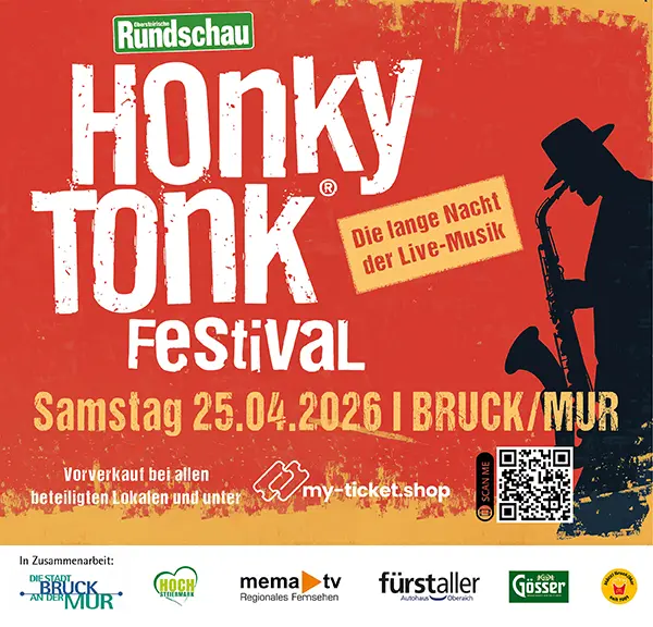 Honky Tonk Festival am 25. April 2026 in Bruck an der Mur