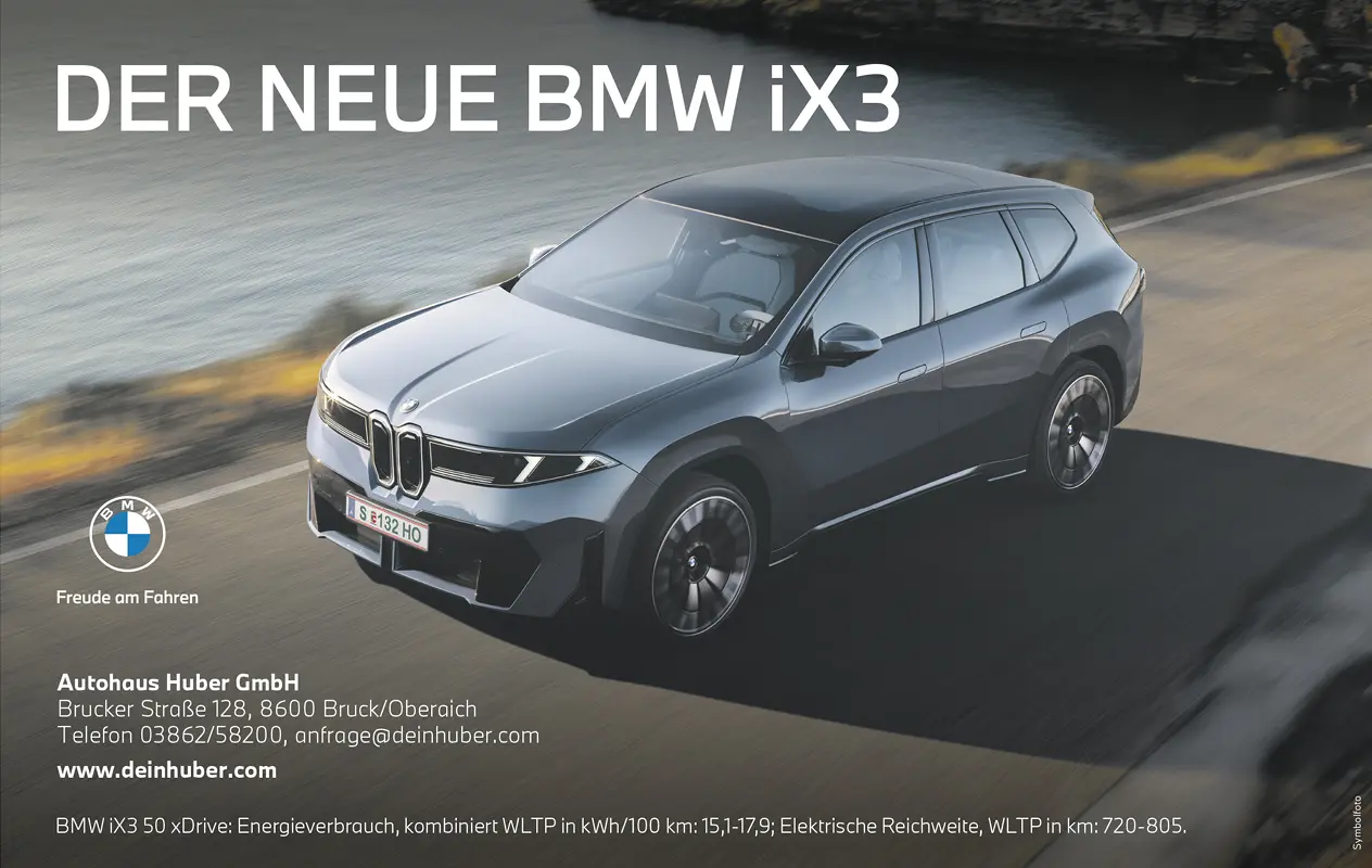 Der neue BMW iX3 im Autohaus Huber in Bruck