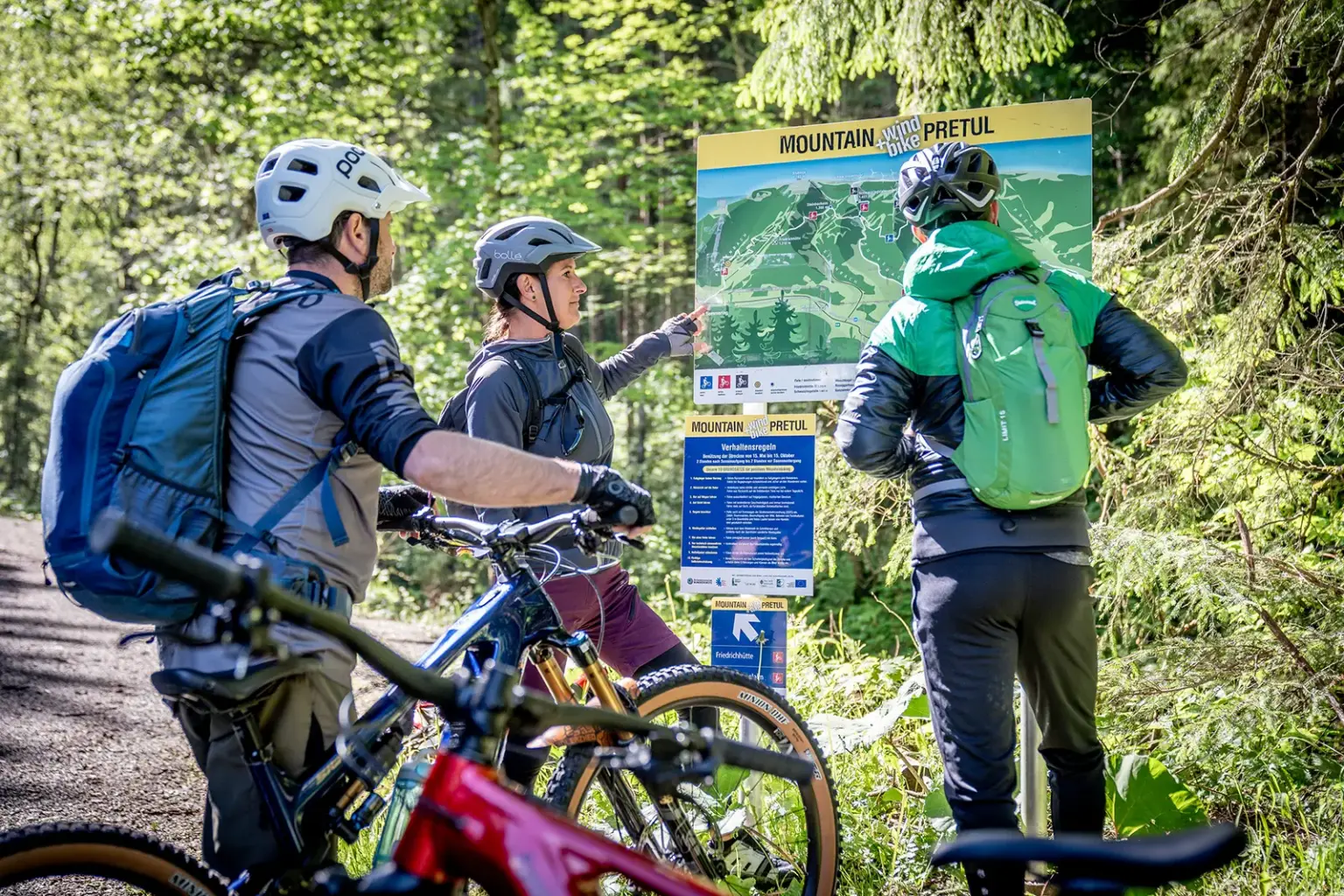 Mit dem Fahrrad unterwegs in der Hochsteiermark. Foto: STG/Jesse Streibl