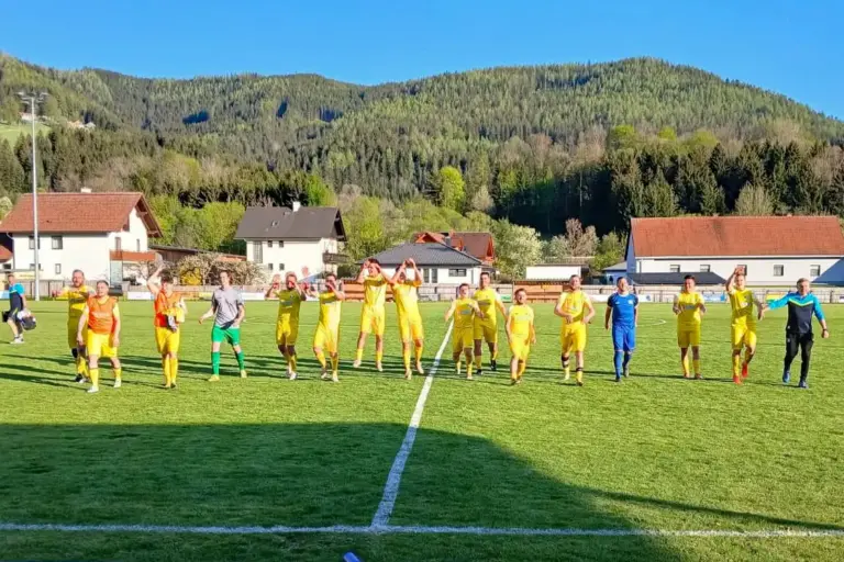 Jubel bei der Mannschaft
