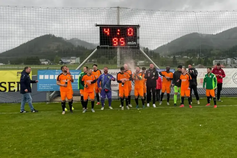 Mariazeller sind Gebietsliga-Meister Es wird gejubelt