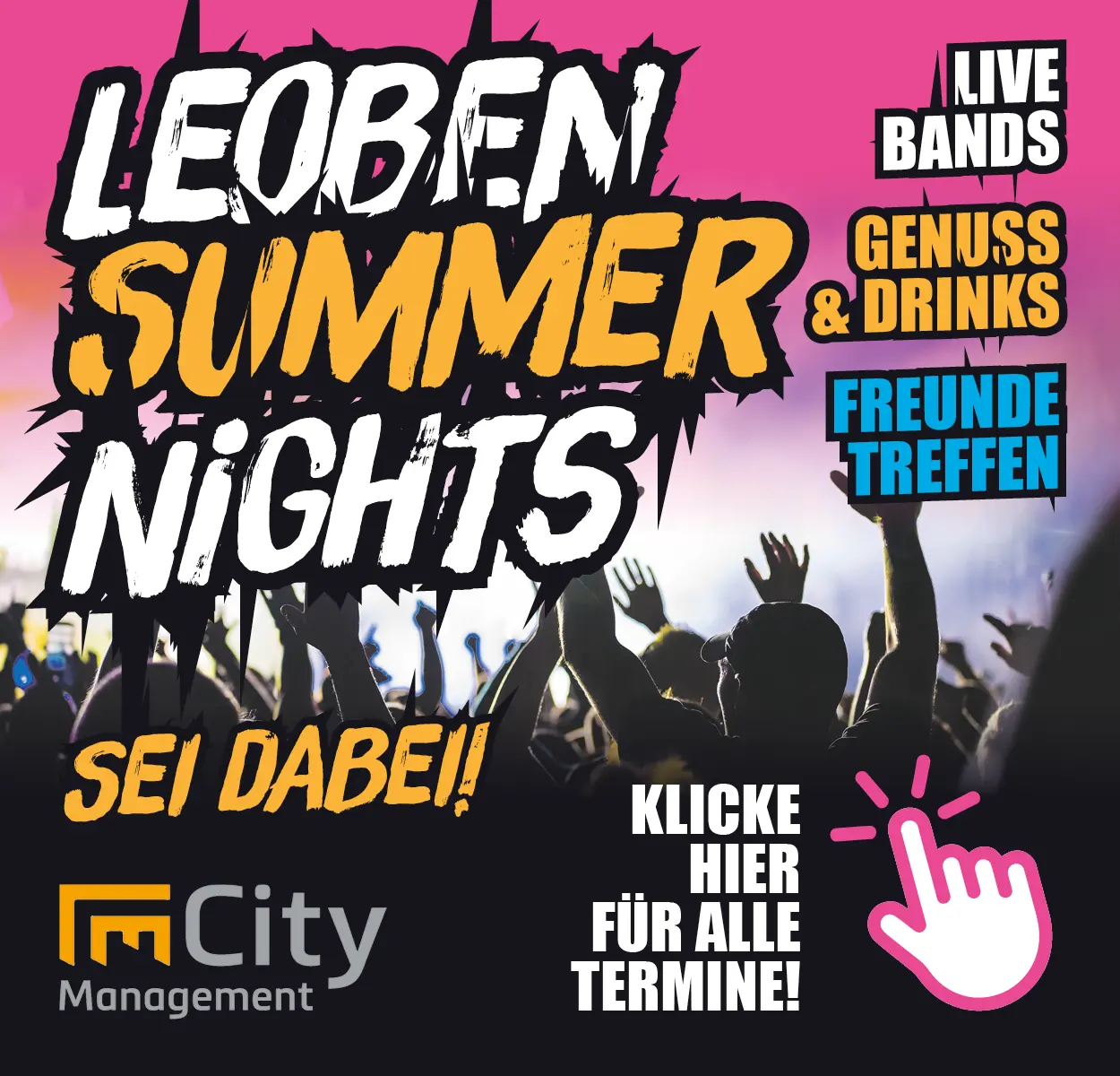 Leoben Summer Nights – Sei dabei!