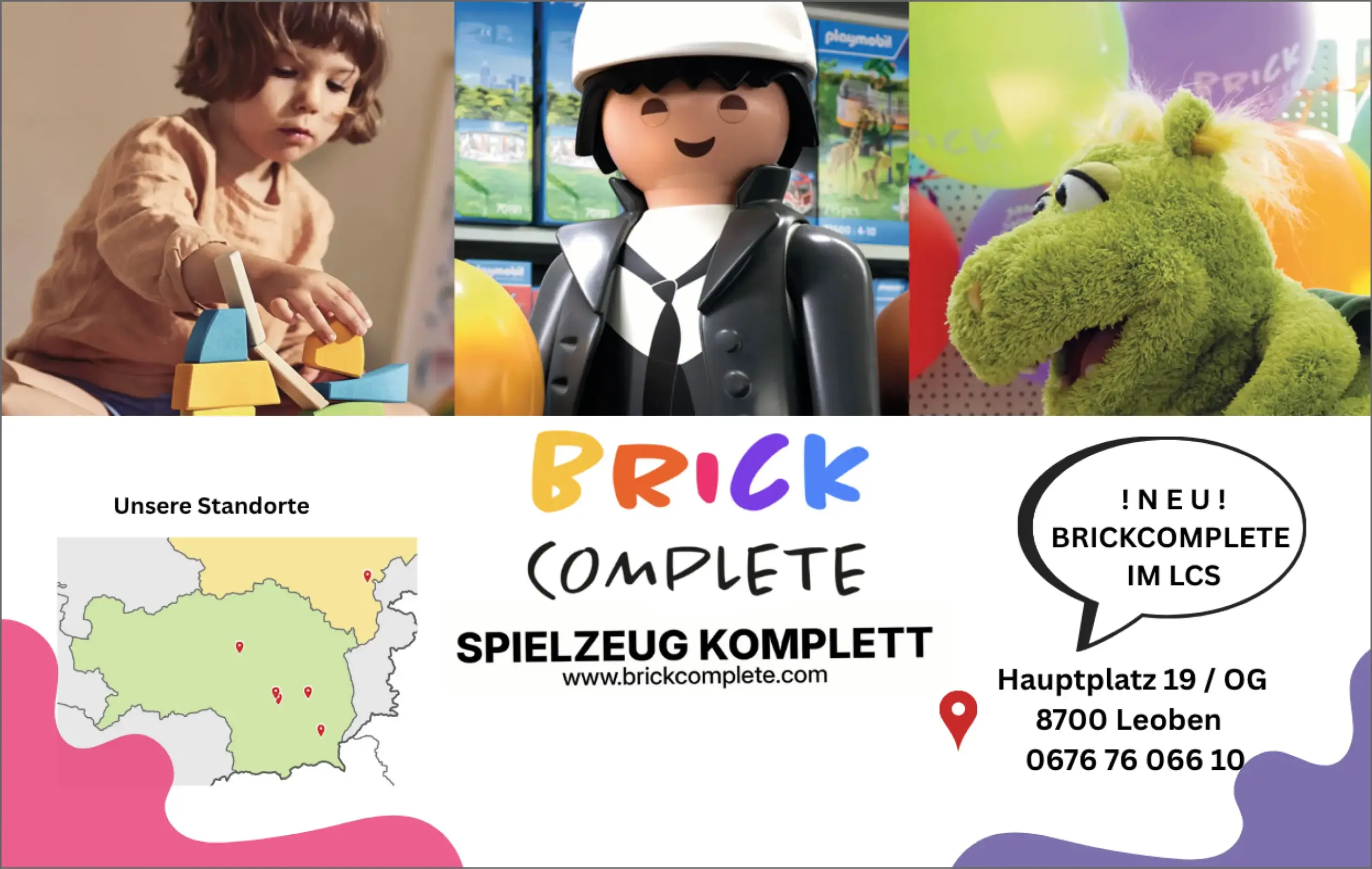 Neu im LCS in Leoben: Brick Complete.
